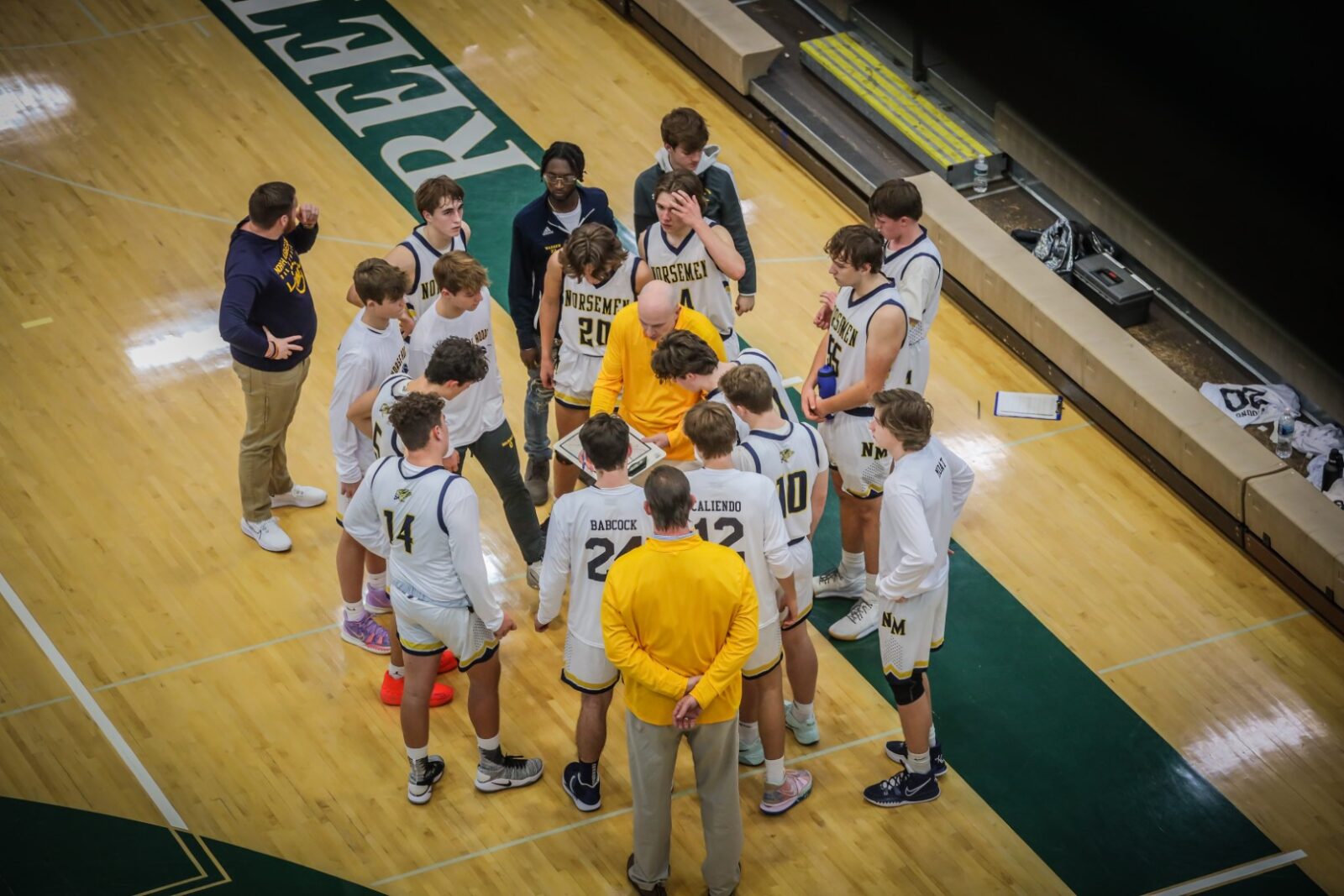 Young Orchard View basketball team exhibits growth in Hall of Fame