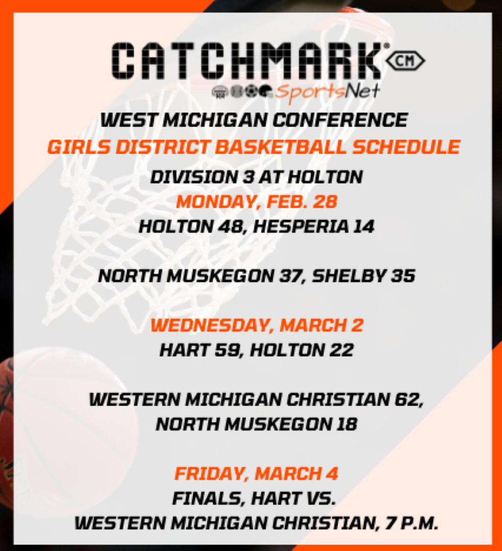 WMC girls basketball Montague edges Oakridge, Hart rolls past Holton in district semifinals