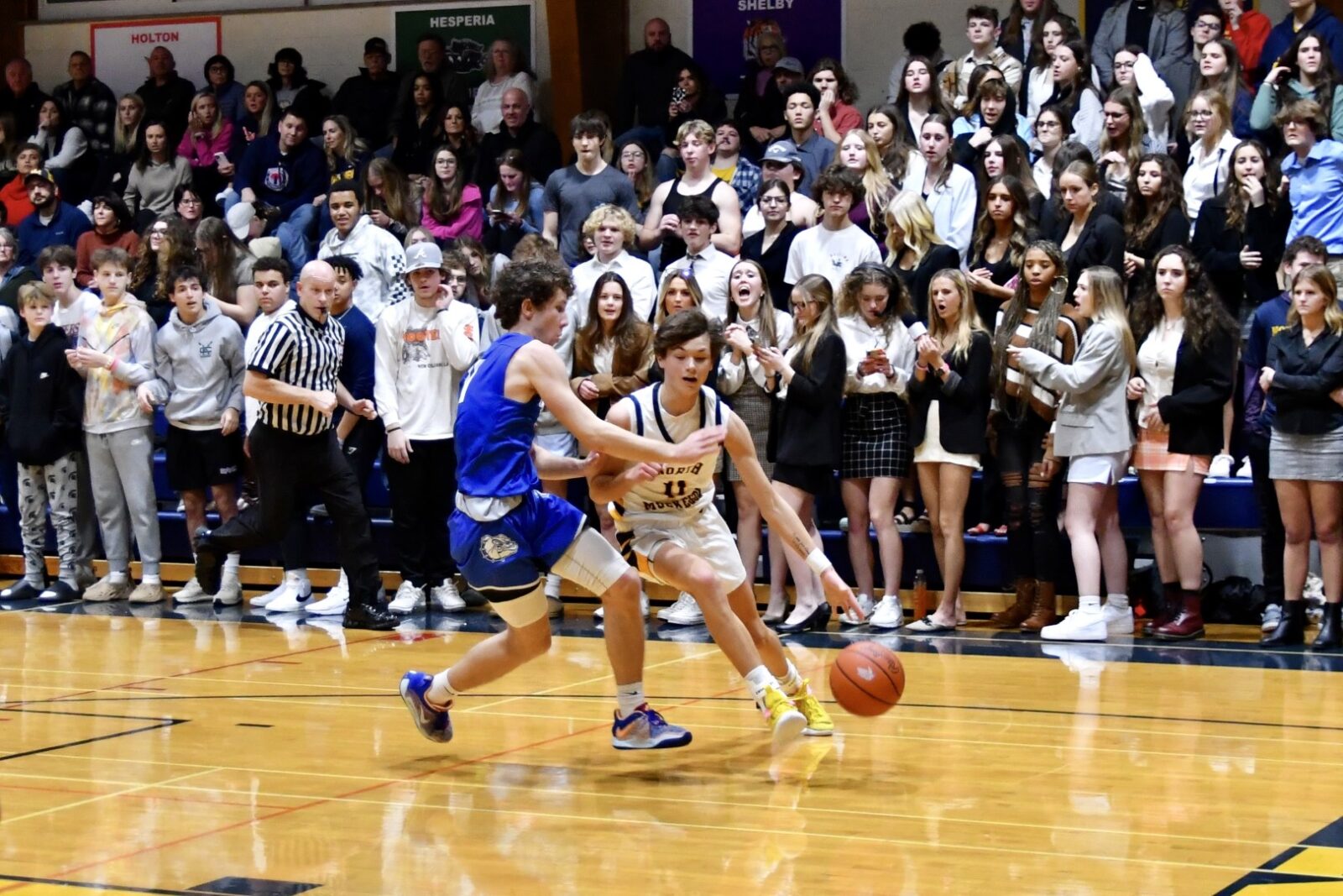 See photos, video from North Muskegon’s runaway boys basketball win vs