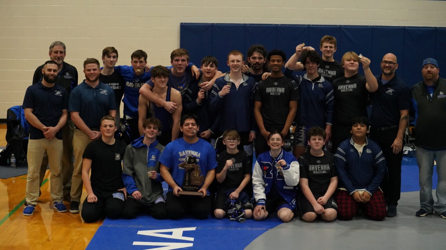 Ravenna captures third district wrestling title in six seasons