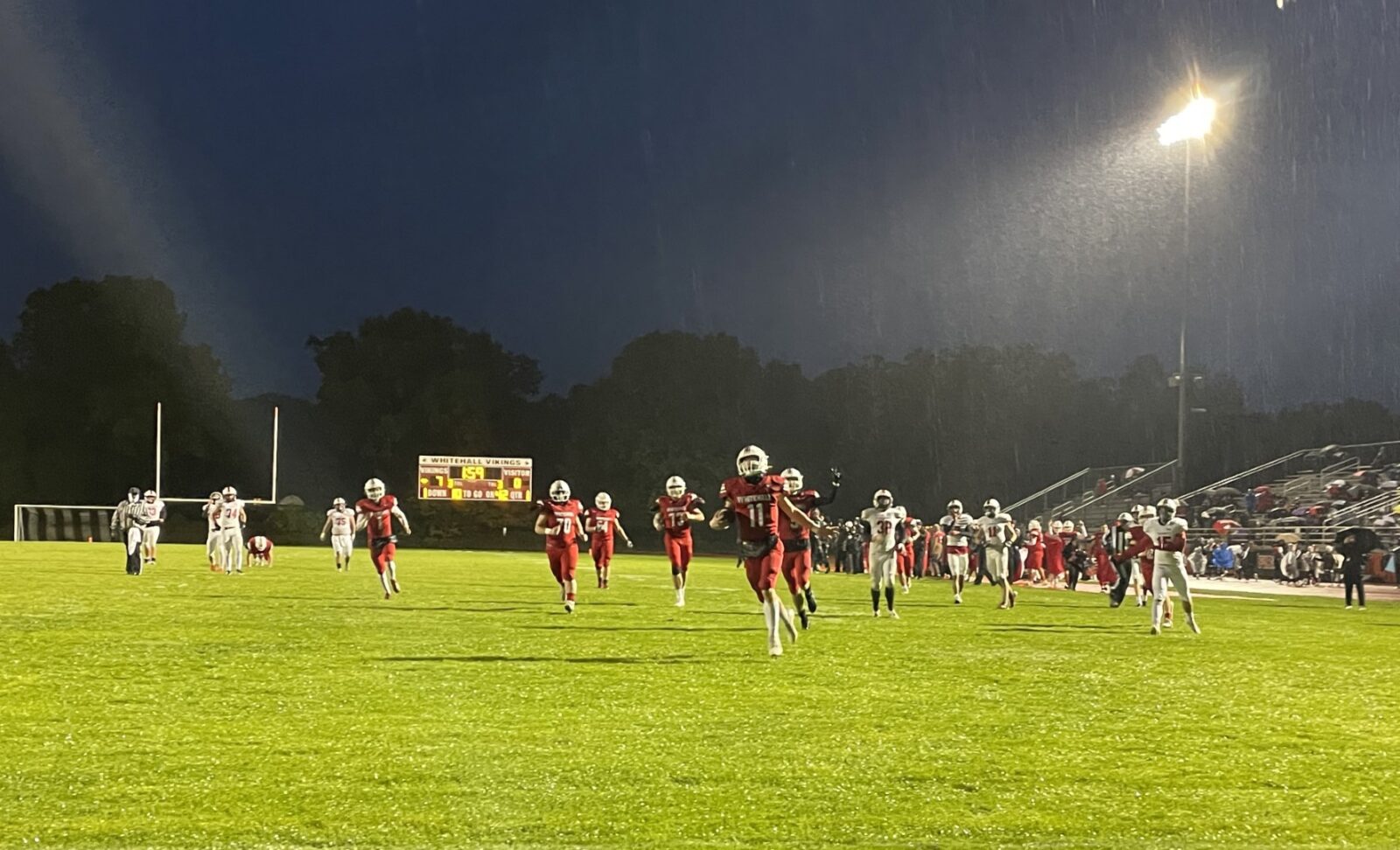 Kyle Stratton scores 100th career TD in Whitehall’s rainy homecoming ...